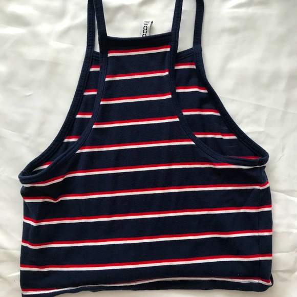H&M Cute Red, White and Blue Halter Top - Picture 2 of 2